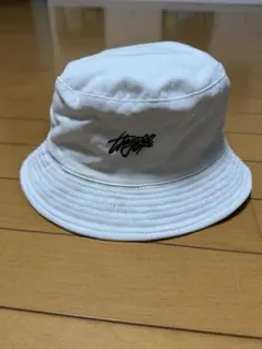 リバーシブル バケットハット ホワイト