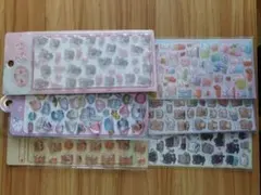 動物キャラクターぷくぷくシール6種セット