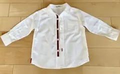 familiar ホワイトシャツ 長袖