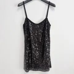 ZARA スパンコールキャミ L 新品タグ付 パーティー