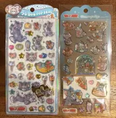 トムとジェリー うるちゅるポップシール ドロップジェリーシール 2個セット