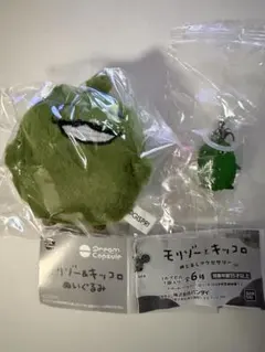 モリゾー　ぬいぐるみ　めじるしアクセサリー　ガチャガチャ　モリコロ