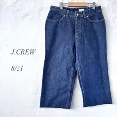 J.CREW ハーフデニム 濃いブルー 8/31 ジーンズ 1508のサムネイル