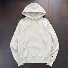 か*ん様 アメリカ規格　チャンピオン　リバースウィーブ　パーカー　ロゴ刺繍　白