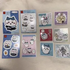 ちいかわ　マクドナルド ハッピーセット　シール15枚　アクリルキーホルダーのサムネイル