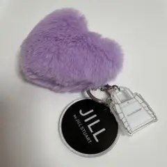 JILL by JILLSTUART ふわもこファー&ロゴチャームセット 紫