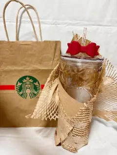 【新品】スターバックス ホリデー2025コールドカップタンブラーリボン