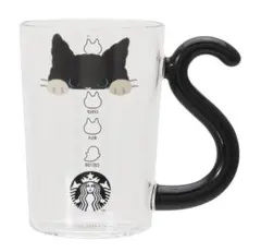 新品・未使用スターバックス　ハロウィン2025 耐熱グラスマグキャット296ml