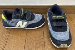 new balance ネイビー/グレー スニーカー　410 18.5㎝
