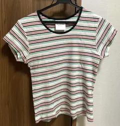 【Ray BEAMS】ストライプ 半袖 Tシャツ