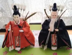 雛人形☆随身（右大臣左大臣）☆昭和レトロ☆七段飾り