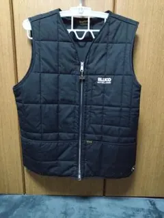BLUCO キルティングベスト ブラック
