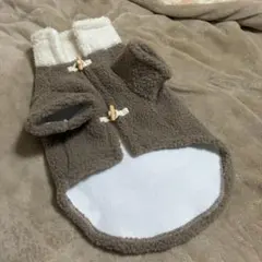 【ペット用品】 犬用 ボアジャケット 暖かい 冬服 もこもこ XLサイズ 愛犬のサムネイル