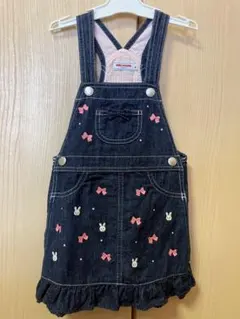ミキハウス　プチうさこ　ジャンパースカート　L 90〜 100