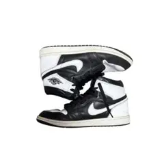 Nike エアジョーダンワン　high og ブラックホワイト　人気