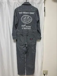 STP エスティーピー 刺繍 デニム ツナギ オールインワン snap-on