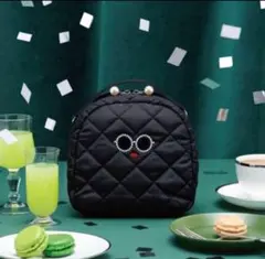 アジョリー BIGバニティポーチ 新品未使用 ブラック 肩掛け