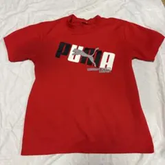 PUMA キッズ Tシャツ レッド