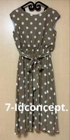 本日最終値下げ！【即完売品！】Polka-Dot Lace-Trim Dress 2025年最新】ドッドワンピースの人気アイテム - メルカリ 半額最終