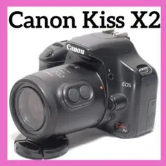 一眼レフデビューに✨CANON KISS X2✨シングルレンズ✨軽量&コンパクトのサムネイル