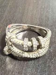 【APM モナコ APM MONACO】パール リング Maille Marine リング - シルバー | APM Monaco