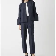 ミラオーウェン　フレアタックスリーブジャケット　パンツ SET UP サイズ0