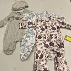 SHEIN ベビー服 ロンパース3セット 1-3M