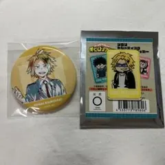 ヒロアカ 上鳴電気 アニアート 缶バッジ ジロリ アクリルステッカー
