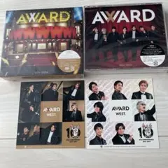 【WEST.まとめ売り⑨】AWARD アルバム 初回盤A+通常盤 2点セット