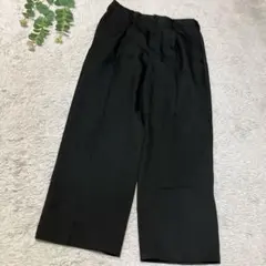 GU バギースラックス（標準丈）　ブラック　センタープレス入り　Ｌ