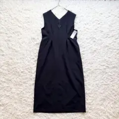 【新品】any SiS オンワード樫山 ネイビーノースリーブワンピース　Ｌサイズ