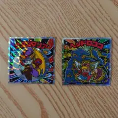 ビックリマンシール サタンマリア ヘッドロココ 2枚セット