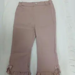 エニィファム　ピンク フリル リボン付きハーフパンツ　120cm