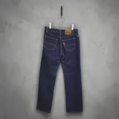 極上【POLO JEANS】ラルフローレン 濃紺ストレート デニム W28-29