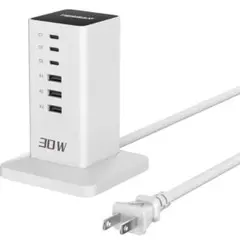 USBコンセント 6ポート 30W type-c充電器