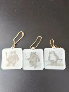 キモカワ動物キャラクター＆STAR WARS ストラップ 3個セットのサムネイル