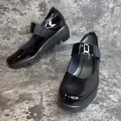 未使用✨ ヒルズアベニュー ストラップ ウェーブソール 23.5 エナメル