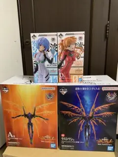 エヴァンゲリオン 一番くじ　フィギュア 4体セット