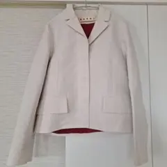 MARNI マルニ コットンリネンジャケット ショート丈 ライトアウター
