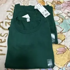 ユニクロ　UVカットクルーカーディガンS UVカットネックセーター半袖S