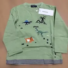 kladskap 恐竜刺繍 長袖カットソー 100cm 新品