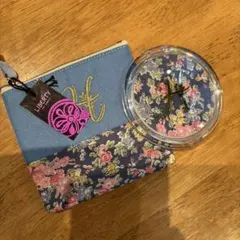 LIBERTY イニシャルポーチ&ミラー　アフタヌーンティー　お値下げのサムネイル