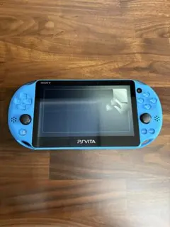 【ACアダプタ無し】PS Vita 本体 青 32GBメモリーカード付き