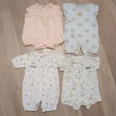 夏用ロンパース4点セット