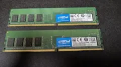 Crucial DDR4-2666 32GB(8GBx4) 4枚組 メモリー - メルカリ