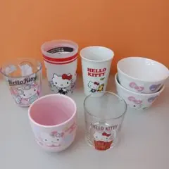 ハローキティ　食器　カップ　グラス　当りくじ　オーロラ　ペアグラス　まとめ売り