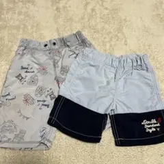 ミキハウス　ダブルビー　ハーフパンツ　100