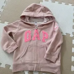 babyGAP くま耳付パーカー　90センチ　ピンク