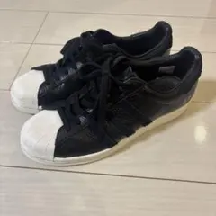 【美品】adidas アディダス　スーパースター　27.5 ブラック　スエード