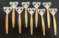 【匿名配送】エコ 竹素材 髭剃り 9本 帝国ホテル アメニティ ひげそり